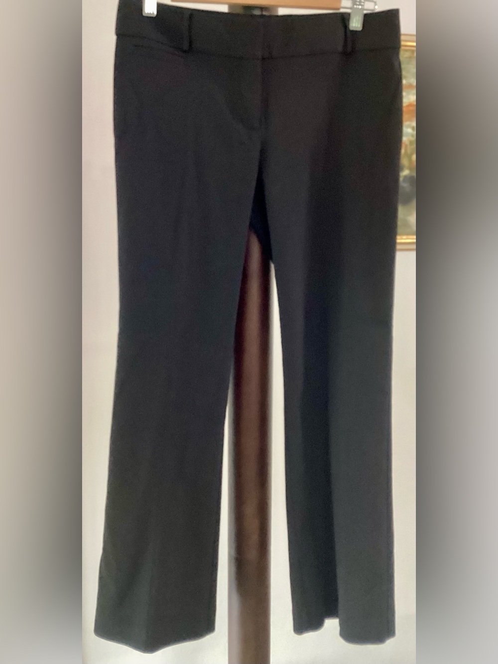 LOFT Petites Marisa Fit Dress Pants Black Trousers Size 6P